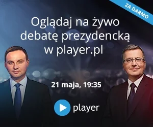 humszlok - Debata prezydencka w TVN: będzie darmowa transmisja online na Player.pl!
...