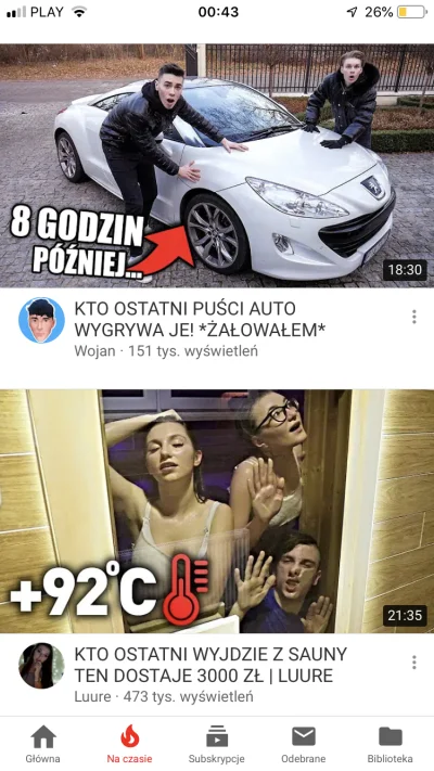 P.....i - Wszedłem na główna youtube i nie mogę uwierzyć ile jest idiotycznego conten...