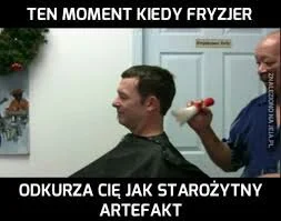 bartkowniq - XD na żeliku postawić? 
#heheszki #fryzjer #humorobrazkowy