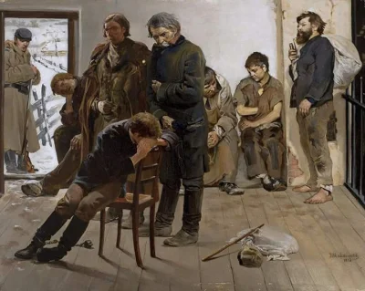 arsaya - ;]
Jacek Malczewski, Na etapie, Aresztanci, 1883
#malarstwo #sztuka #obraz...