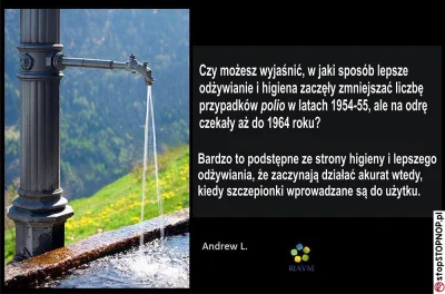 jerzy-nowina - @reaton1:

 a jaki wpływ poprawa warunków sanitarnych?