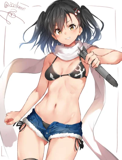 t.....t - #randomanimeshit #kantaicollection #sendai #swimsuit #brzuszek
#