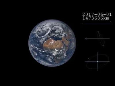 L.....m - Ziemia widziana z satelity DSCOVR - Deep Space Climate Observatory - znajdu...