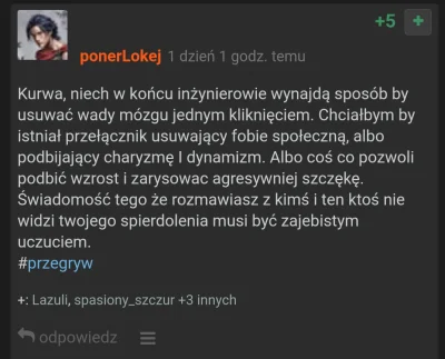 Nighthuntero - @ponerLokej: Zapomniałem o #przegryw