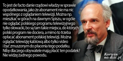 V.....m - A co mówił Korwin przy okazji wprowadzania "abonamentu telewizyjnego" (Sejm...