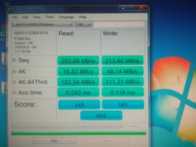 Piotrus733 - Jak na Sata 2 to jest dobrze z prędkościami?
SSD ADATA SU650 120 GB

SPO...