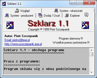 krykoz - Używał ktoś kiedyś programu Szklarz?

#gimbynieznajo #stareprogramy #kompu...