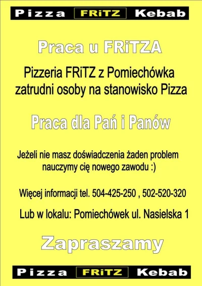 mirekzwirek8 - Ktoś chętny na zatrudnienie do roli Pizzy?
#heheszki #praca
