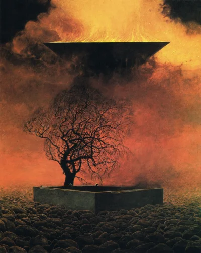 hugoprat - aut. Zdzisław Beksiński
#art #sztuka