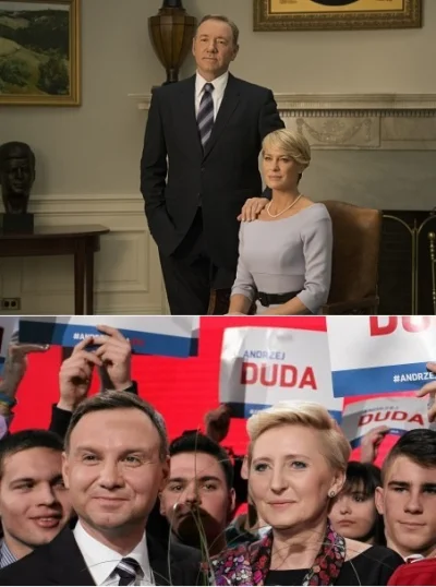 pol_1 - Czy tylko ja widzę podobieństwo? 

#houseofcards #dudanaprezydenta #tagujet...