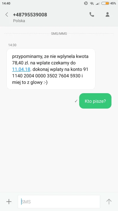 Magnifice - Mirki, uważajcie na oszustów!
Dzisiaj dostałem takiego SMS z nieznanego ...