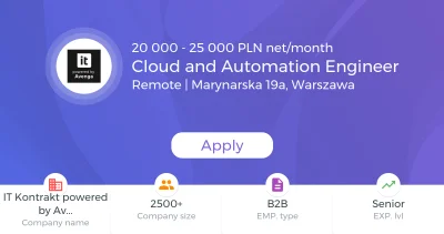 JustJoinIT - Nawet 25K netto na stanowisku Cloud and Automation Engineer – ZDALNIE! (...