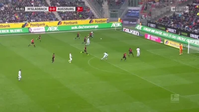 S.....T - Denis Zakaria, Borussia Mönchengladbach [1]:0 Augsburg
#mecz #golgif #bund...