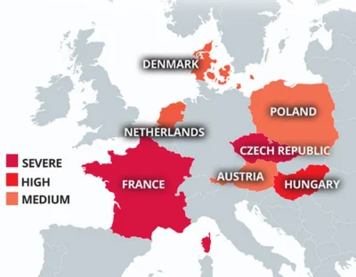 ppawel - W artykule jest taka mapka: "Najbardziej eurosceptyczne państwa według Sunda...