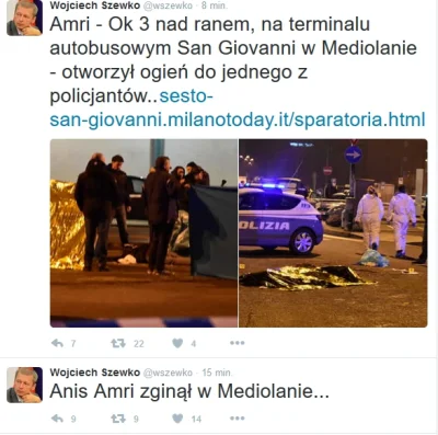 yazhubal - Anis Amri odstrzelony w Mediolanie.
#isis #islam #terroryzm #twitter 
źr...