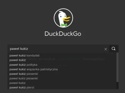 n.....i - Ciekawe co na to konkurencja... 
#duckduckgo