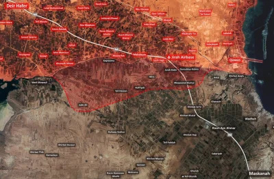 60groszyzawpis - Załamanie linii obronnych ISIS na równinie Maskana: Siły rządowe odb...