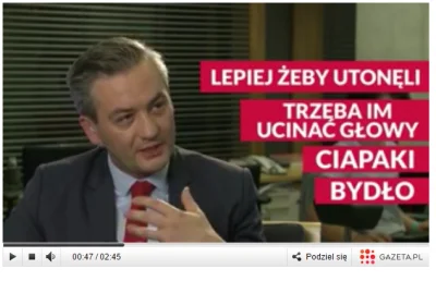 mielonkazdzika - stop klatka z wywiadu Biedronia dla gazetapl
##!$%@? #heheszki #sto...