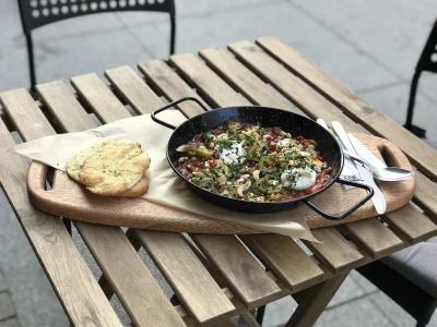 MiejscaWeWroclawiu - Odwiedziliśmy wczoraj nową restaurację Shakshuka przy ul. Kuźnic...