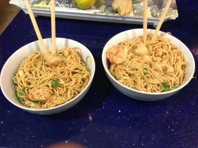 tusiatko - #tajskie #gotujzwykopem 

Proszę bardzo moje Shrimp Pad Thai z kawałkami k...