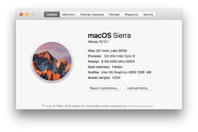 I-____-I - #apple wypuściło właśnie aktualizację do #macos sierra 10.12.1
Na moim 10...