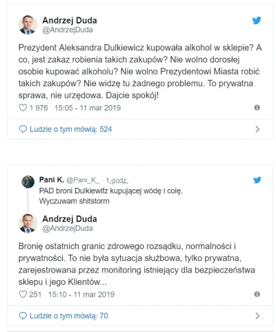 L.....m - >Andrzej Duda: Bronię ostatnich granic zdrowego rozsądku, normalności i pry...