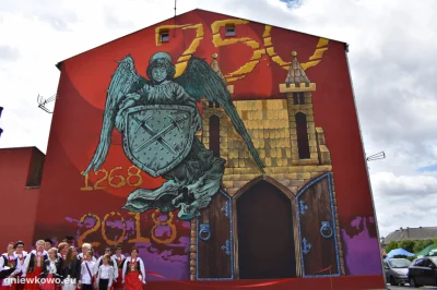 Majster_2 - No i w Gniewkowie powstał też mural, który to bije na głowę ten w Inowroc...