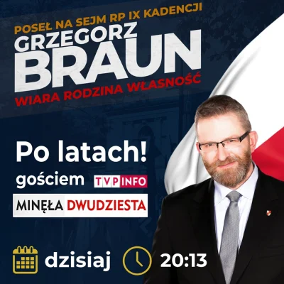 badtek - Braun dziś w TVP INFO o 20.10
#4konserwy #tvpis #4konserwy #braun #korwin #...