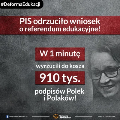 widmo82 - PO wrzucało do kosza takie podpisy... PiS też...