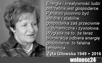 Kioteras76 - Przypominam że były minister finansów PiS Żyta Gilowska (w latach 2005-2...