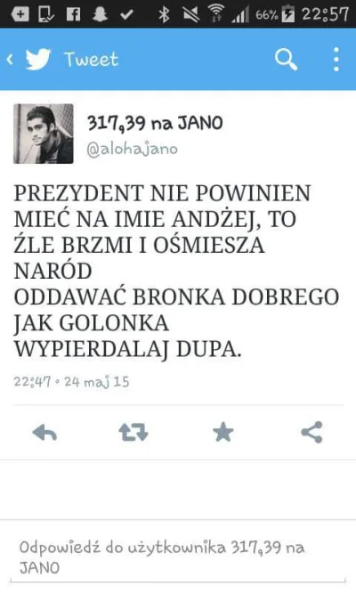 LaPetit - Ostrzegam, można wylądować na onkologii.

#wybory #wyboryprezydenckie2015...