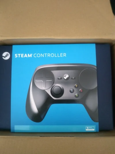 VanSmoke - #steam #steamcontroller 
Dotarł... Czas na testy ( ͡° ͜ʖ ͡°)