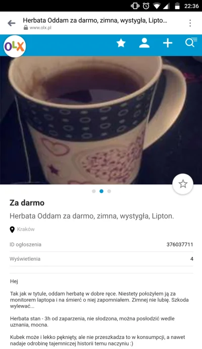 l.....i - #humorobrazkowy #lipton #herbata #olx #dobreserce