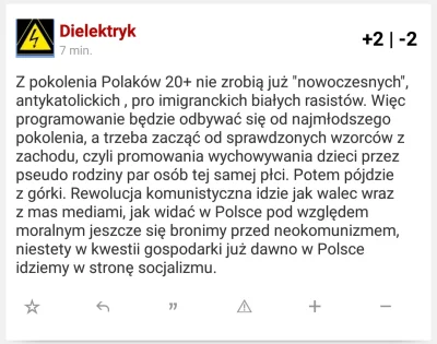 Majk_ - >Z pokolenia Polaków 20+ nie zrobią już "nowoczesnych", antykatolickich , pro...