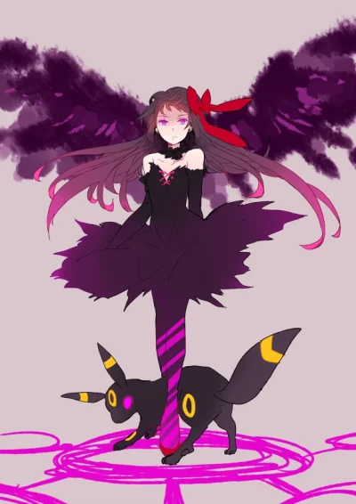 E.....a - #randomanimeshit #madokamagica #homuraakemi #akumahomura #pokemon #umbreon ...