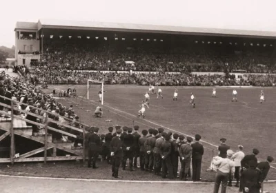 yanosky - Stadion Legii, mecz Polska-Dania w 1937 r. Tak przed wojną w trakcie meczu ...