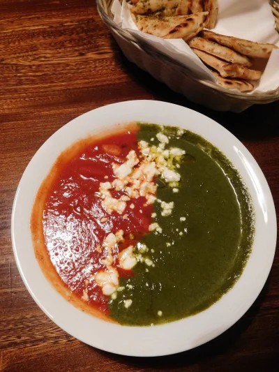 P.....k - @rybe: fajen jest taka zupa, połączenie suszonych pomidorów i szpinaku + fe...