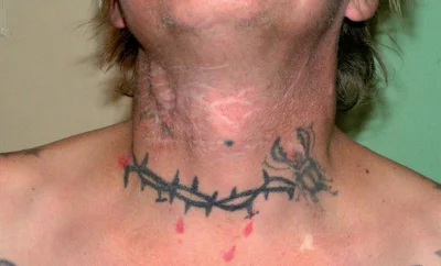 Adams_zgr - Czy ktoś z Was wie co oznacza więzienny tatuaż, który wygląda jak linka p...