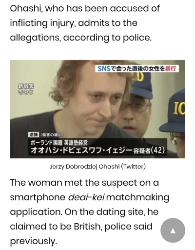 inzynierBek - Haha w Japonii się nie bawią w ukrywanie tożsamości oskarżonego, artyku...