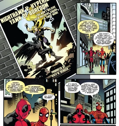 bastek66 - #marvel sparodiował Dawn of Justice w najnowszym Spider-Man/Deadpool #spid...