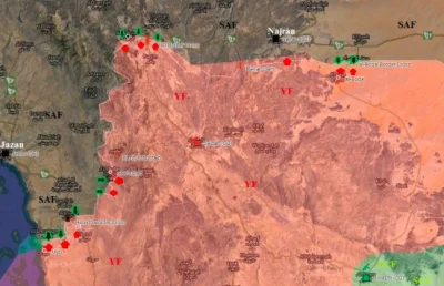Jedrula93 - Aktualny stan kontrolowanych ziem na granicy między #arabiasaudyjska a #j...