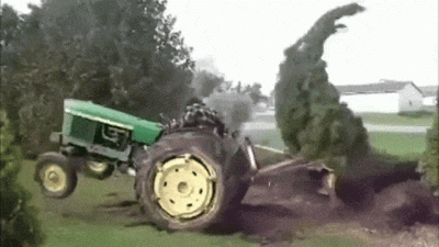 K.....y - Niezdarny traktorzysta
#takietam #traktor #maszyyrolniczne #ciagniki #gif ...