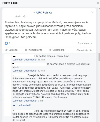 Forf - oj chyba upc padlo podczas raidu ( ͡° ʖ̯ ͡°)

#upc #heheszki #facebookconten...