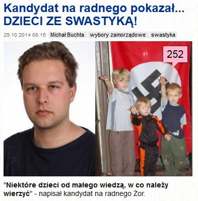 LaPetit - Michał Buchta z Ruchu Autonomii Śląska, kandydat na radnego w Żorach, zamie...