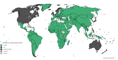 Ovy - #ciekawostki #mobilne #mapa #bojowkaandroid 

Mapa najpopularniejszych system...