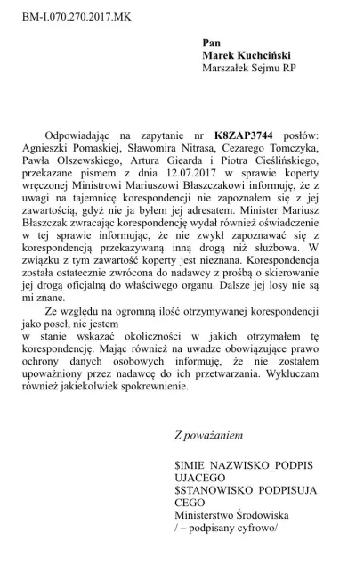 wodzik - Pamiętacie jeszcze córkę leśniczego? Okazuje się, że Szyszko nie pamięta w j...