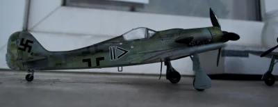 michelney - No i skończyłem trzeci już model. Tym razem późny FW 190 w wersji D-9 od ...