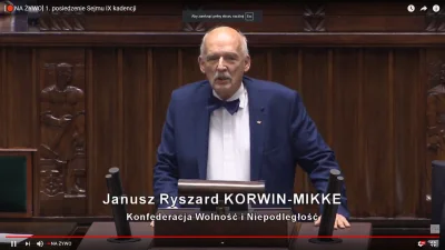 Voytek-0_ - Pan Janusz już masakruje! 

#sejm #korwin #konfederacja #polityka