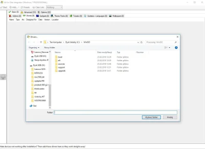 zwierzy - Mam problem z programem WinToolkit, próbuję dodać sterowniki LAN do iso Win...