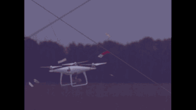piszmaile - Crash Test drona z samolotem